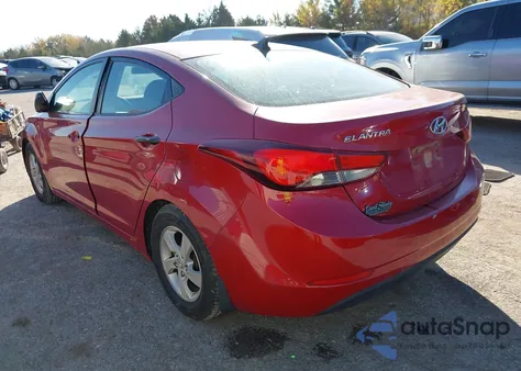 2015 Hyundai Elantra Se z USA, uszkodzony, nr VIN KMHDH4AE5FU347980